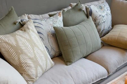 Chic Antique – Aix pudebetræk med tropisk bladmønster 50x50