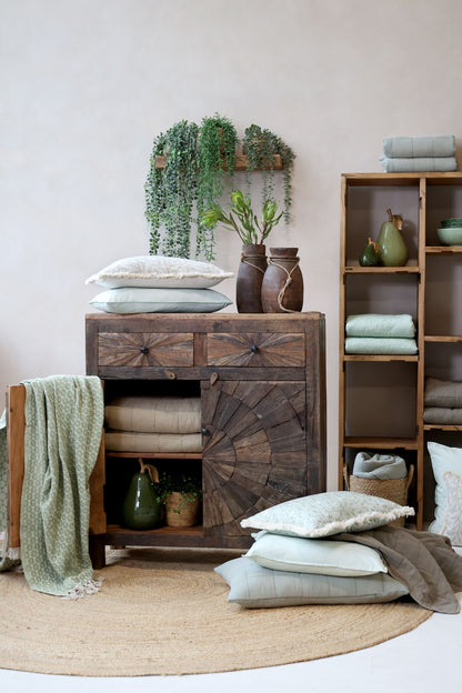 Chic Antique Aix Vintage Quilt - Opal L180 / B130 cm