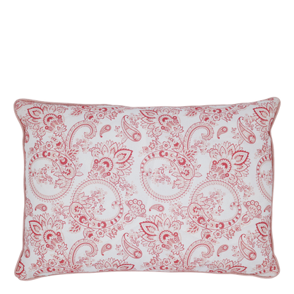 Chic Antique Pudebetræk m. paisleymønster – Rosa & Hvid 50x35