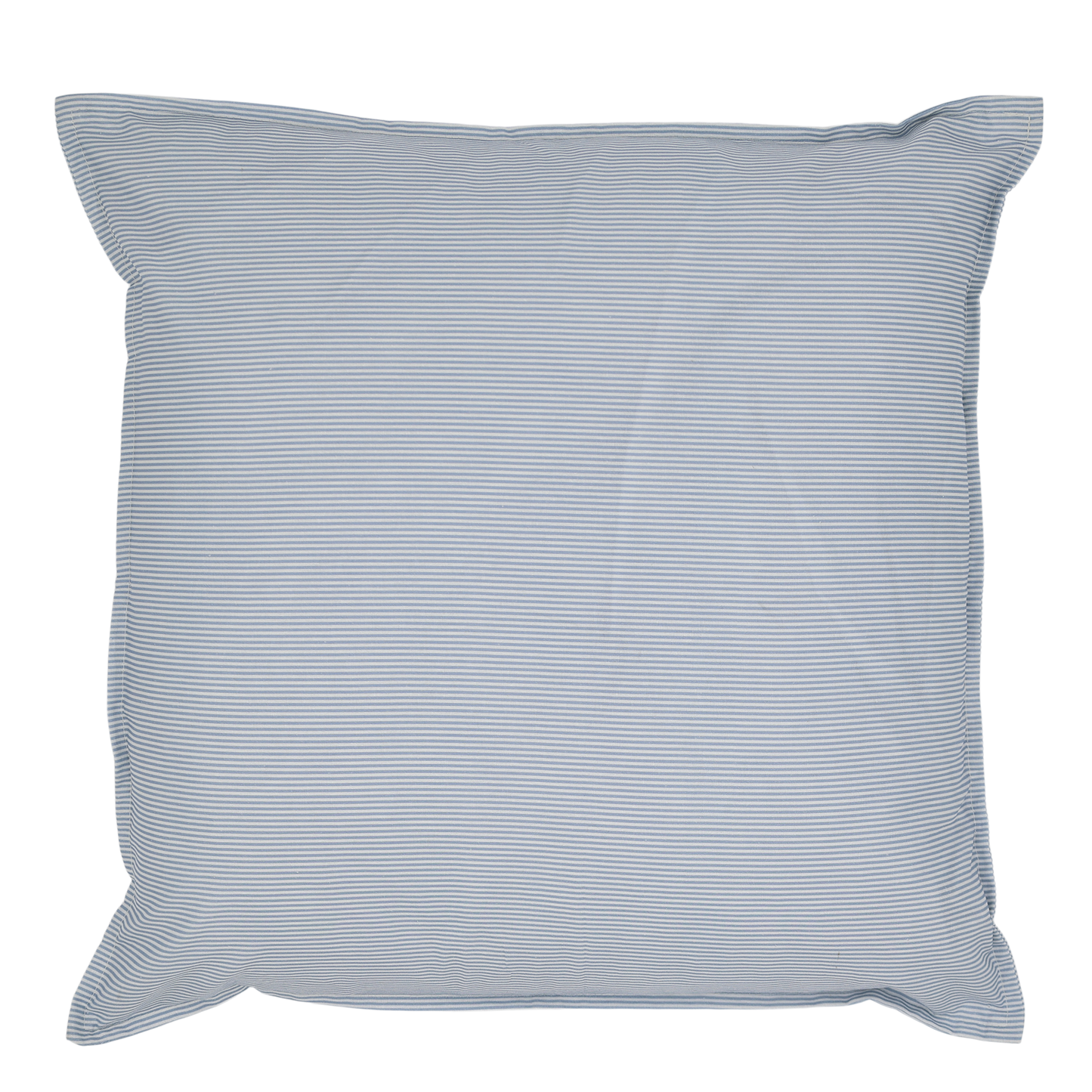 Chic Antique Pudebetræk m.  mælkedrengestriber  – Skyblue & Hvid 50x50