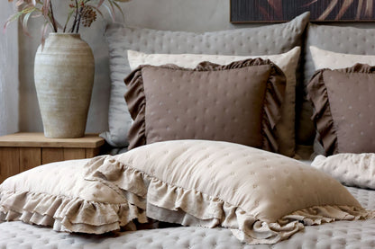 Chic Antique - Aix Soft Pudebetræk m. flæsekant 50 × 50 cm