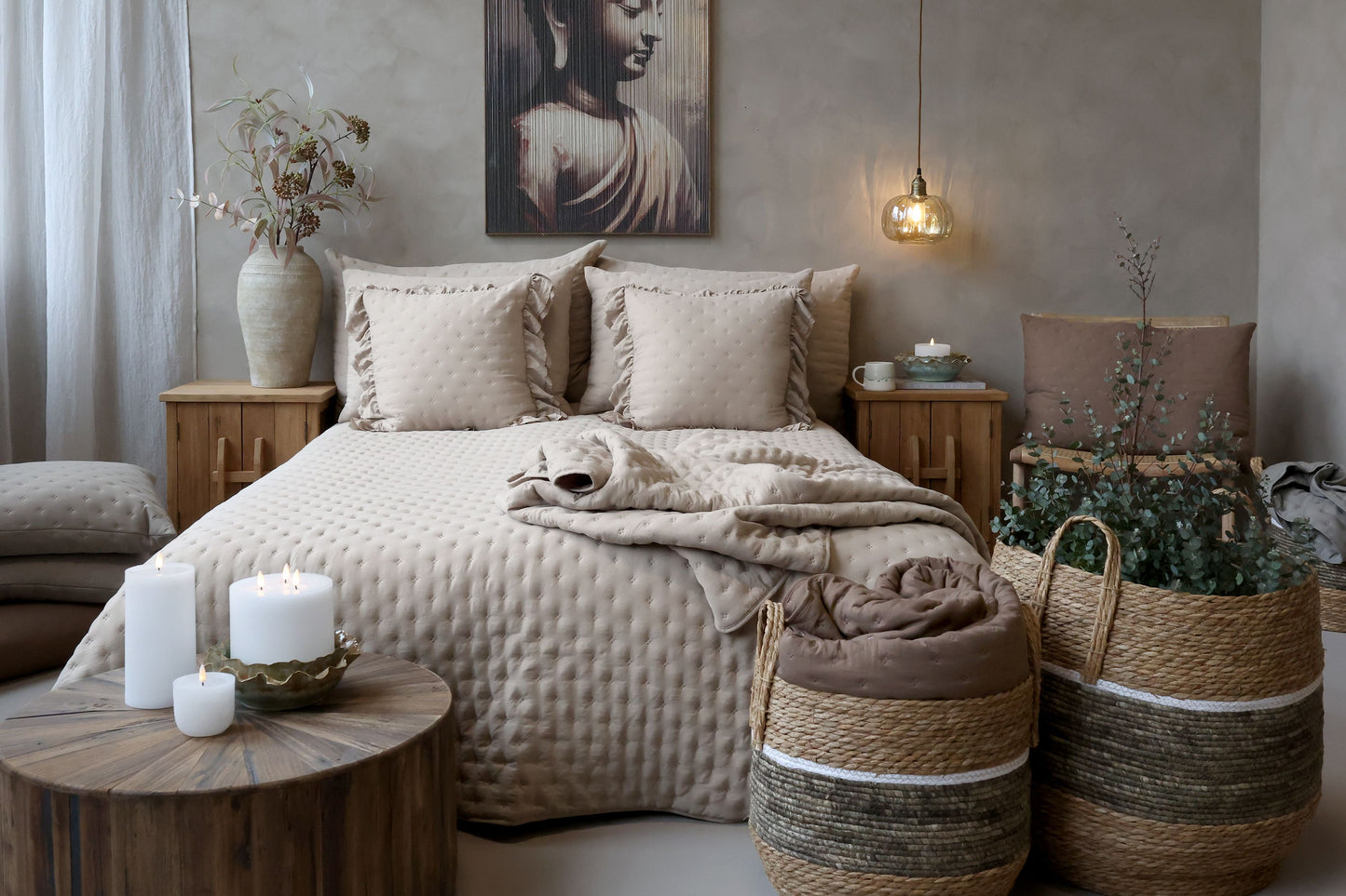 Chic Antique - Aix Soft Quilt Sengetæppe 260 × 240 cm