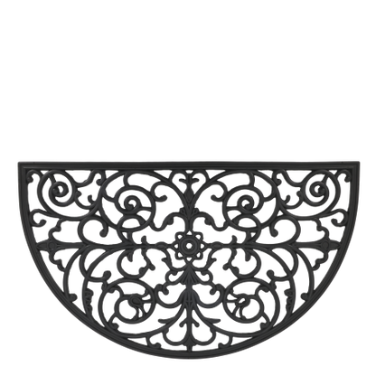 CHIC ANTIQUE FILIGRAN DØRMÅTTE SORT 75 × 45 CM
