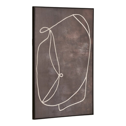 House Nordic Apia Lærredsprint No. 2 – Natur 80 × 120 cm  Elegant og moderne vægkunst i smukke, naturlige nuancer – skab varme, ro og personlighed i din bolig.