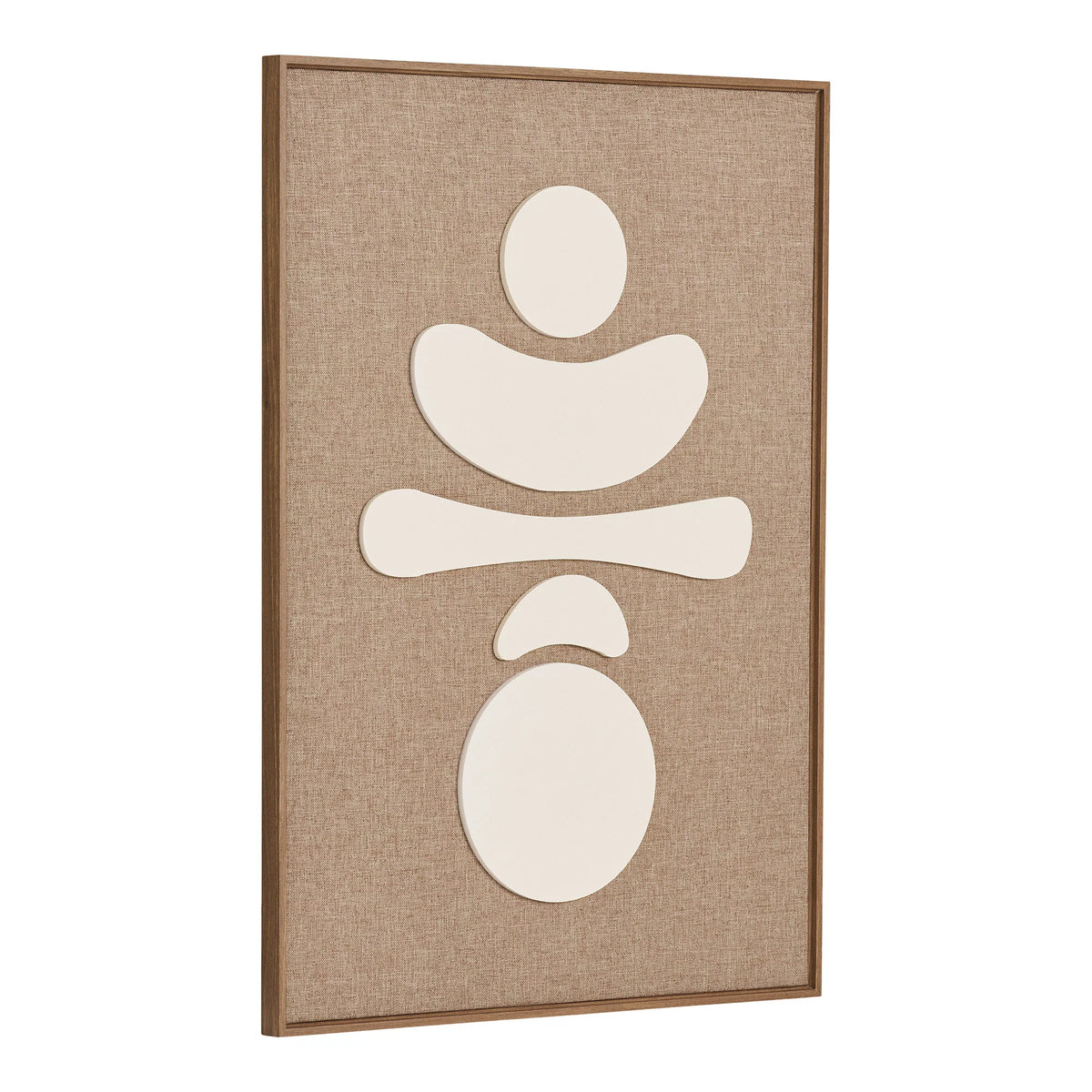 House Nordic Diva Relief Vægdekoration No. 2 – Brun/Beige 50 × 70 cm  Elegant vægdekoration med smuk reliefeffekt – skab varme, dybde og et stilfuldt udtryk i hjemmet.