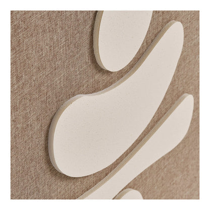 House Nordic Diva Relief Vægdekoration No. 2 – Brun/Beige 50 × 70 cm  Elegant vægdekoration med smuk reliefeffekt – skab varme, dybde og et stilfuldt udtryk i hjemmet.