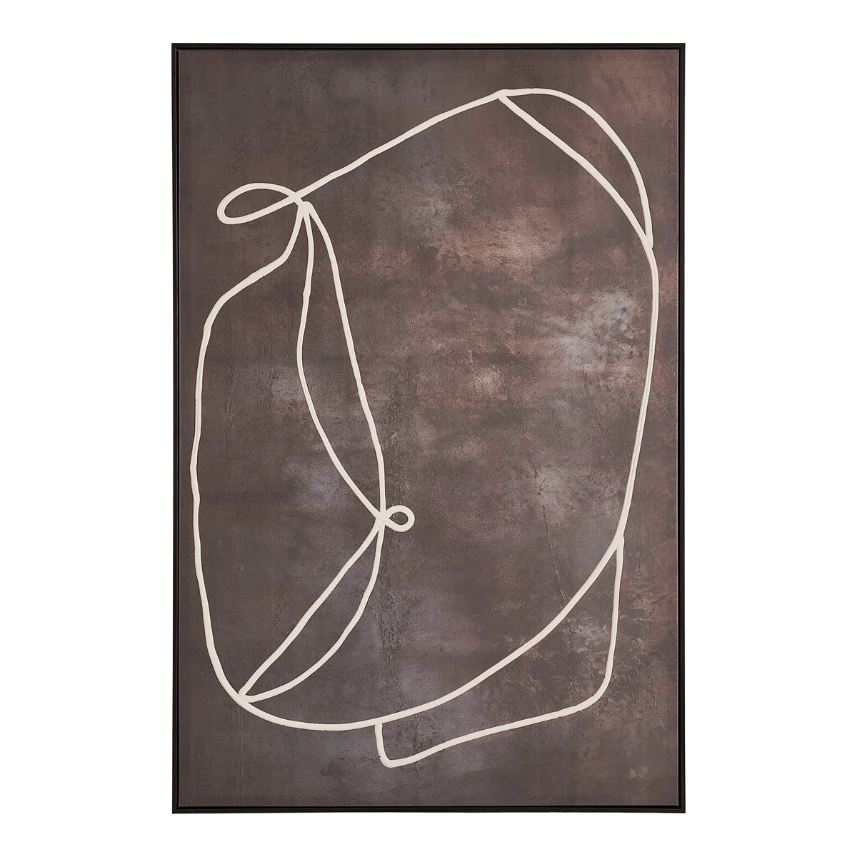 House Nordic Apia Lærredsprint No. 2 – Natur 80 × 120 cm  Elegant og moderne vægkunst i smukke, naturlige nuancer – skab varme, ro og personlighed i din bolig.