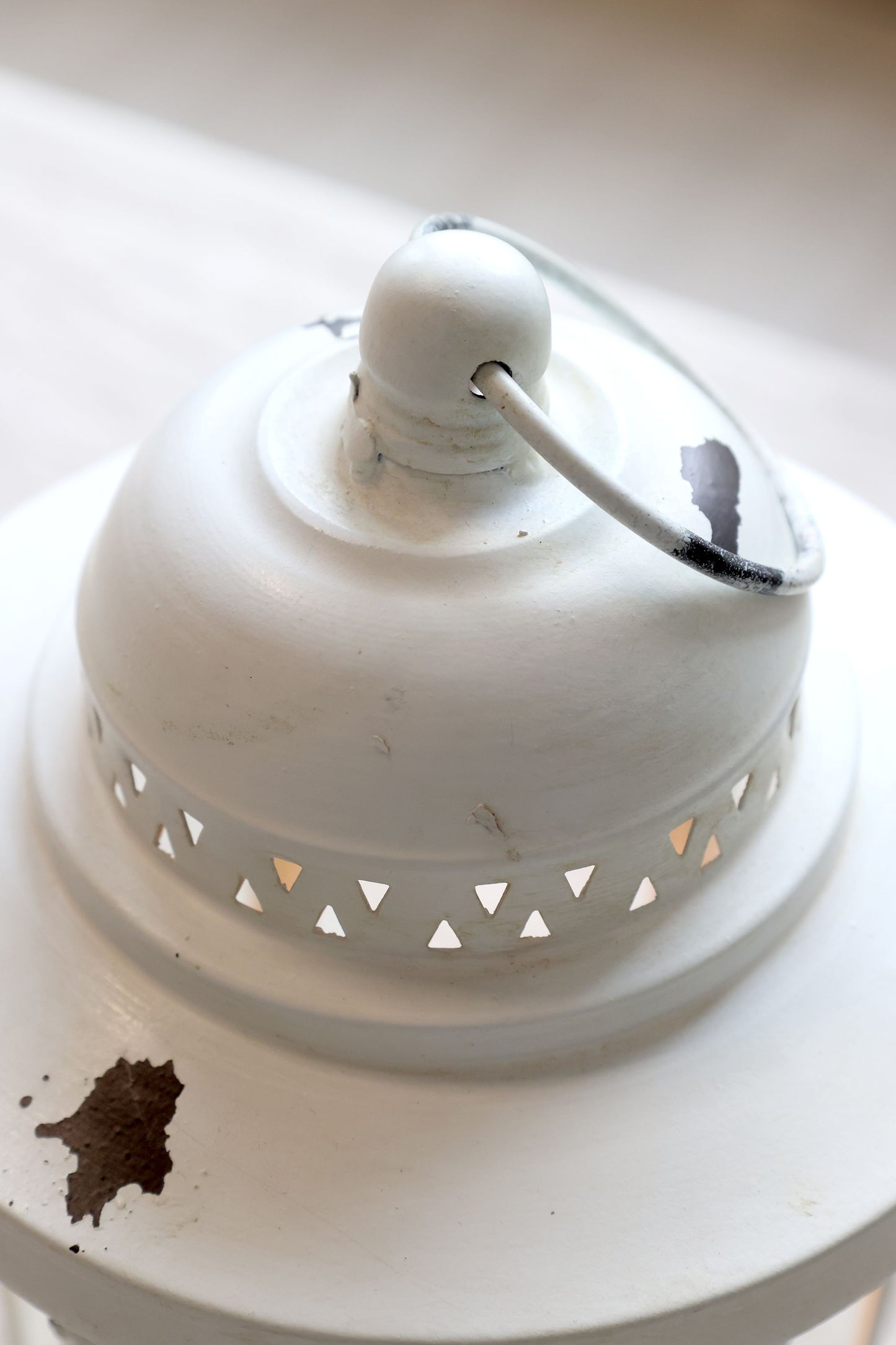 Lanterne m. blondekant