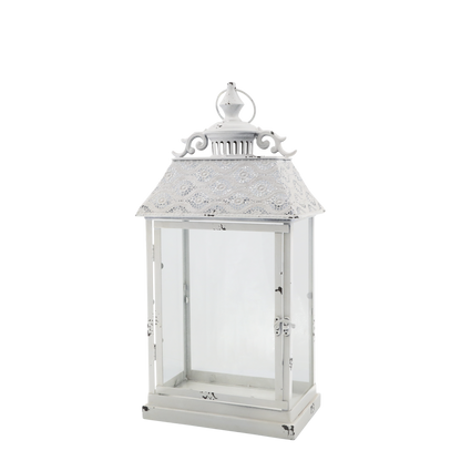 Chic Antique - Lanterne med mønster – antique creme