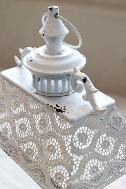 Chic Antique - Lanterne med mønster – antique creme
