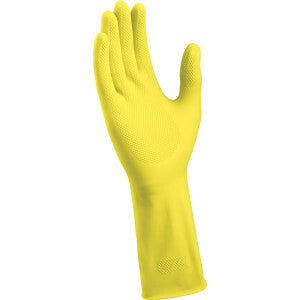 GUMMIHANDSKER - BASIC HANDSKE - GUL