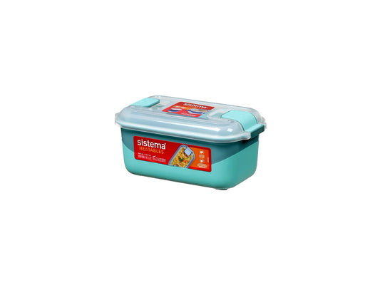 Sistema Rectangle Heatables 890 ml – Mikroovnsskål med Låg