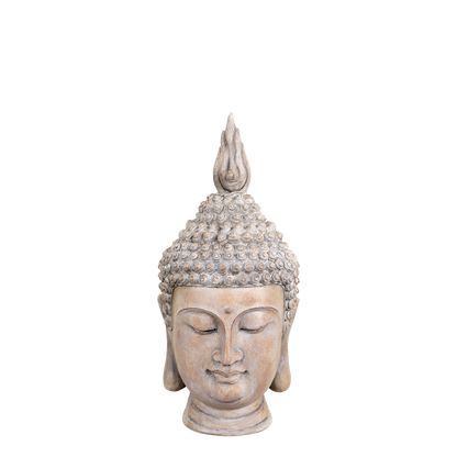 Chic Antique Buddha FigurLatte H28,5 cm   - Dekorativ Buddha figur i varm Latte-farve – smuk dekoration til et roligt og harmonisk udtryk i hjemmet.