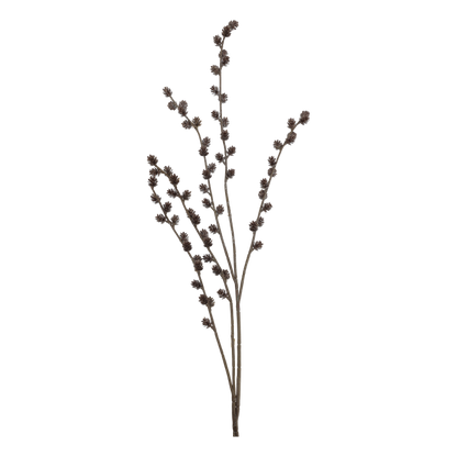 Chic Antique Fleur Gren med Kogler & Glimmer H112 cm – Grøn  Dekorativ grøn Fleur gren fra Chic Antique med kogler og glimmer – en smuk kunstig gren til julens dekorationer, vaser og hyggelige vinterudsmykning. 🎄✨