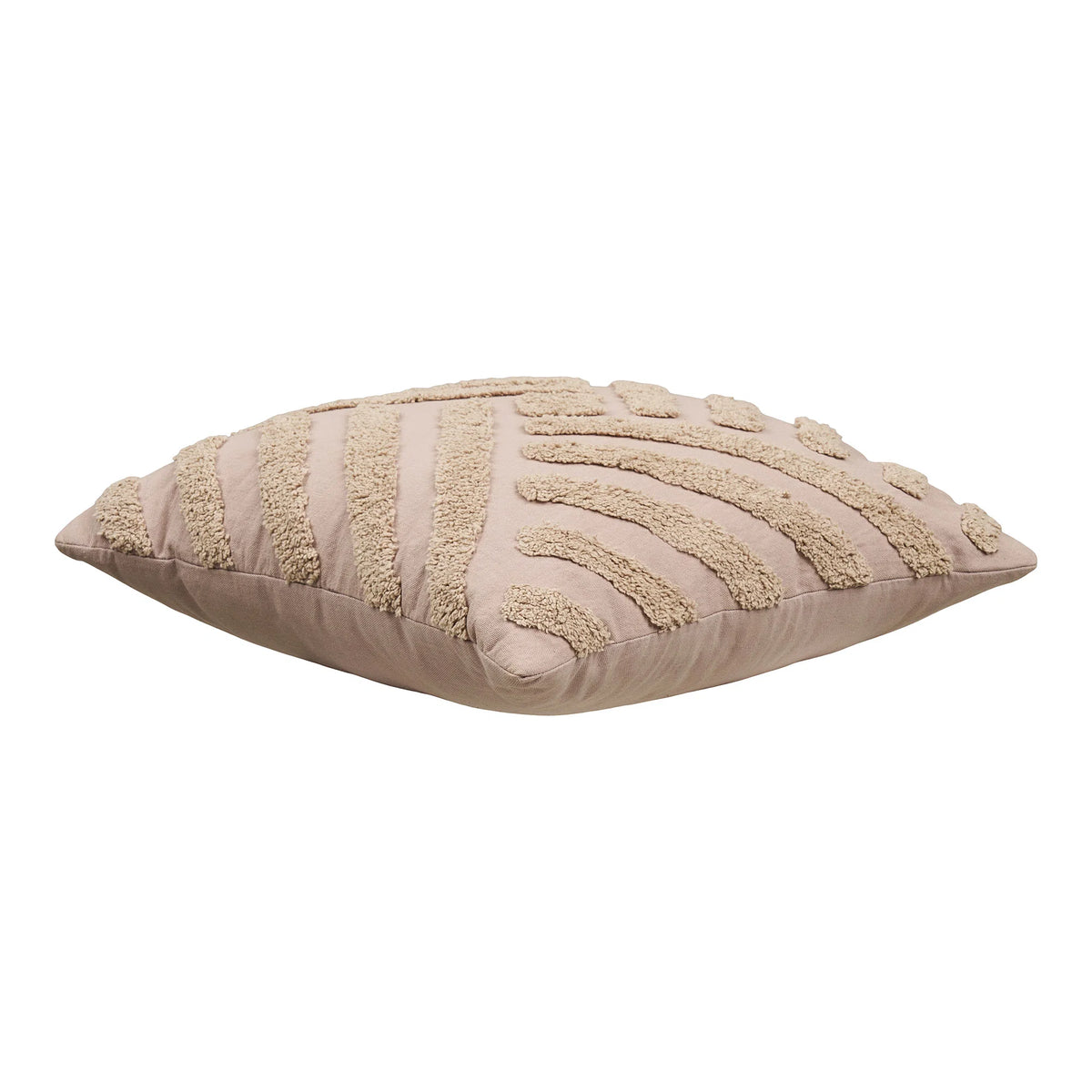 House Nordic Albany Pude Mørk Sand 45x45 cm – Elegant Pyntepude i 100 % Bomuld