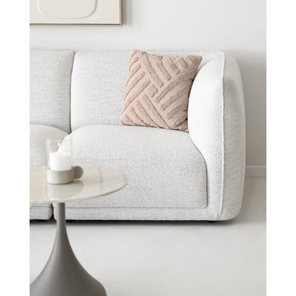House Nordic Albany Pude Mørk Sand 45x45 cm – Elegant Pyntepude i 100 % Bomuld
