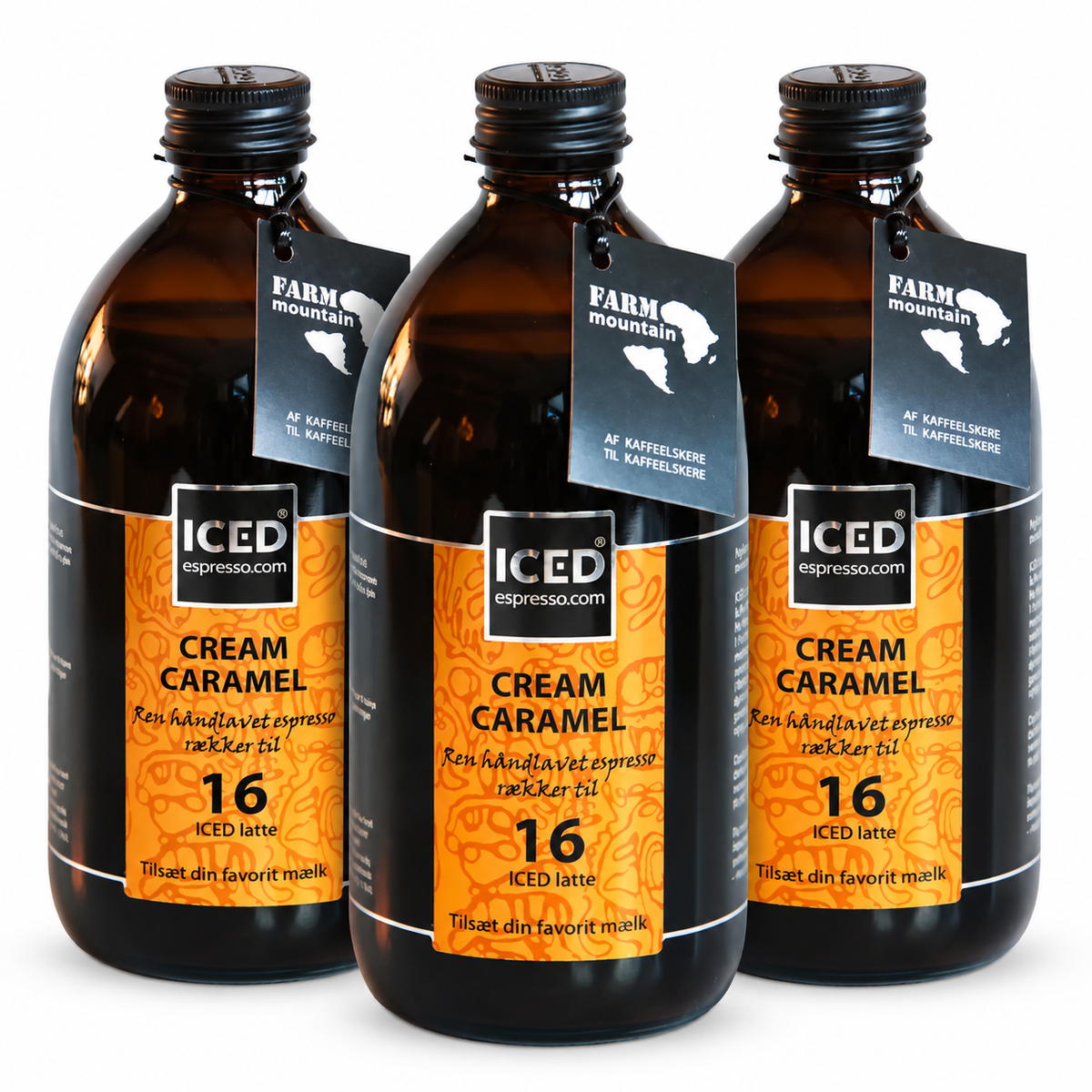 ICED Espresso Cream Caramel 500 ml – Koldbrygget Kaffe med Flødekaramel