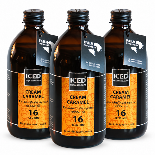 ICED Espresso Cream Caramel 500 ml – Koldbrygget Kaffe med Flødekaramel