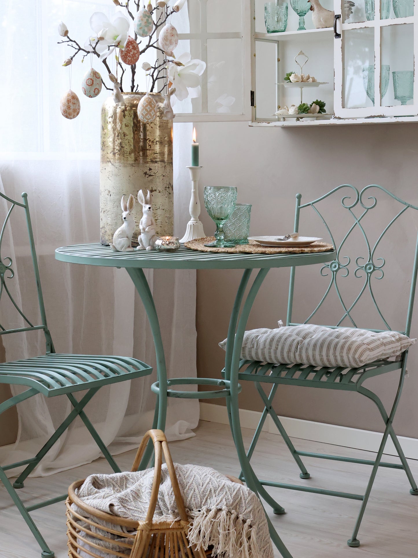 Chic Antique, Cafésstol, antique verte