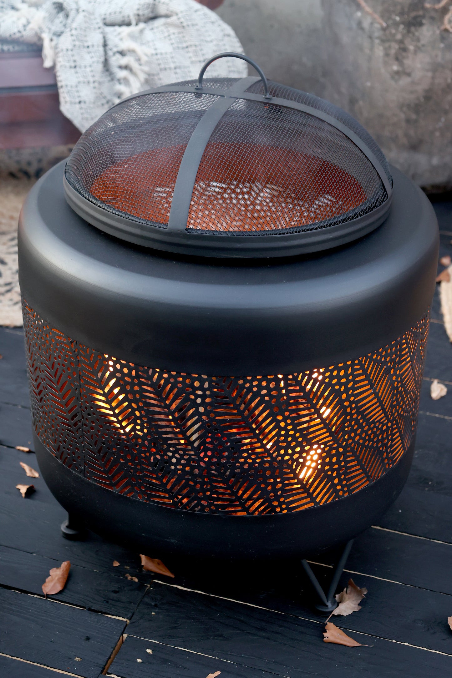 Chic Antique - Bålsted, H68/Ø50 cm Sort