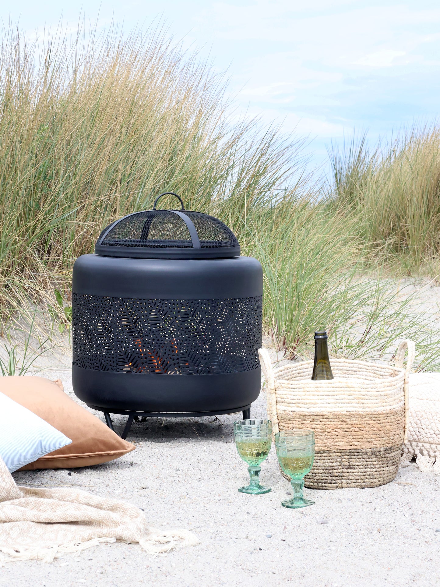 Chic Antique - Bålsted, H68/Ø50 cm Sort