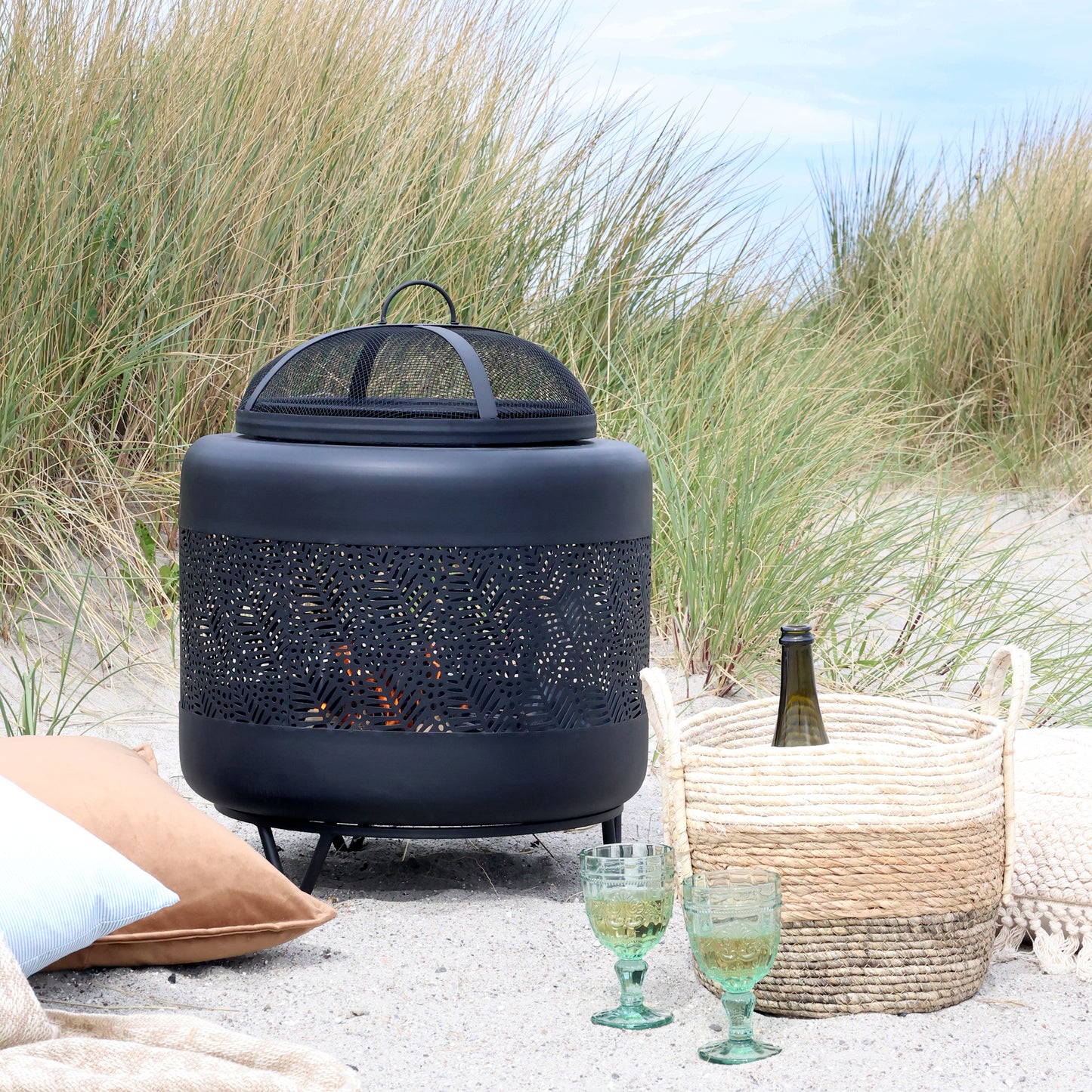 Chic Antique - Bålsted, H68/Ø50 cm Sort