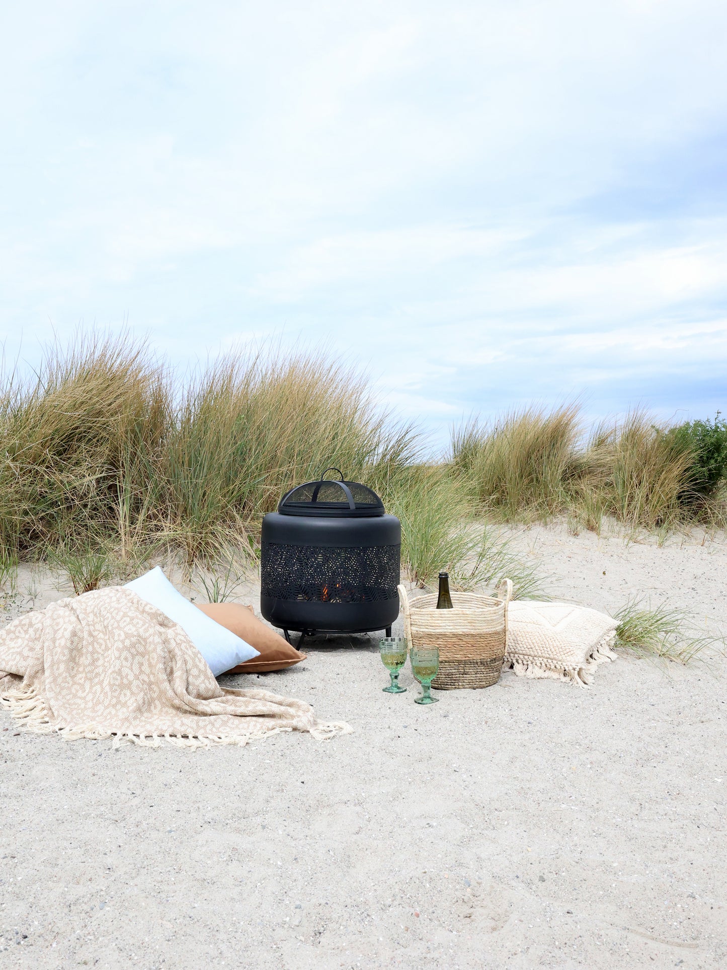 Chic Antique - Bålsted, H68/Ø50 cm Sort