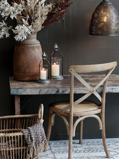 Chic Antique - Fransk Spisebordsstol m. fletsæde (2 stk.)