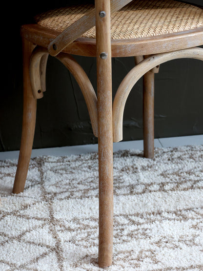 Chic Antique - Fransk Spisebordsstol m. fletsæde (2 stk.)