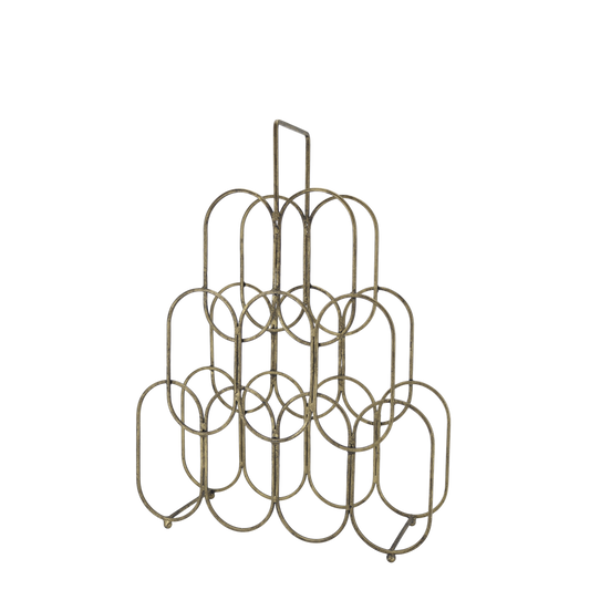Chic Antique –  Vinreol til 9 flasker