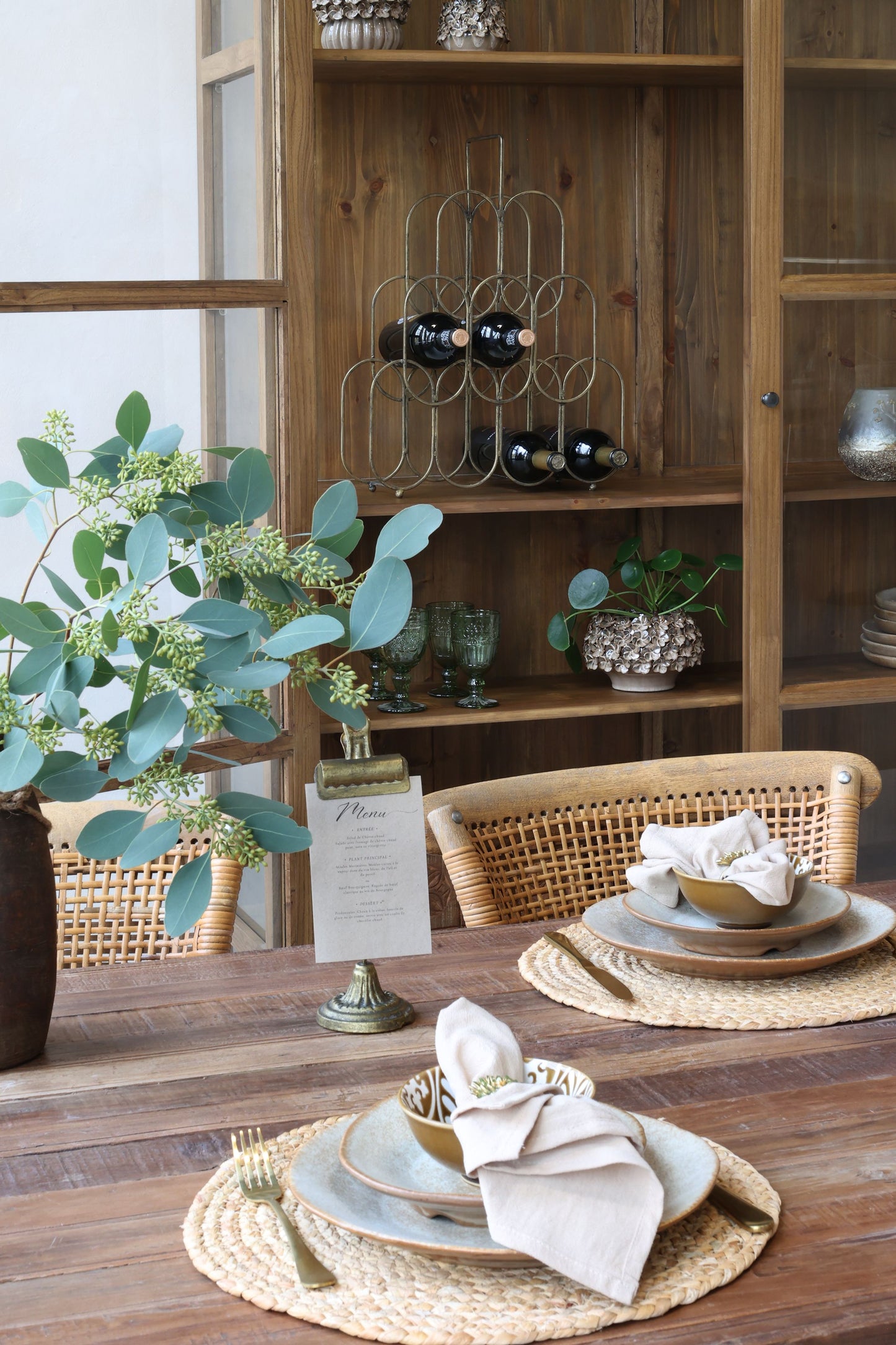 Chic Antique –  Vinreol til 9 flasker