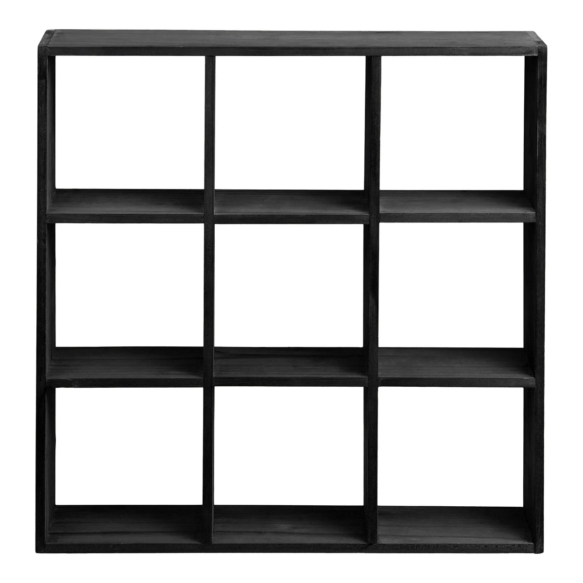House Nordic Moss Væghylde Sort – Fyrretræ 46 × 46 cm