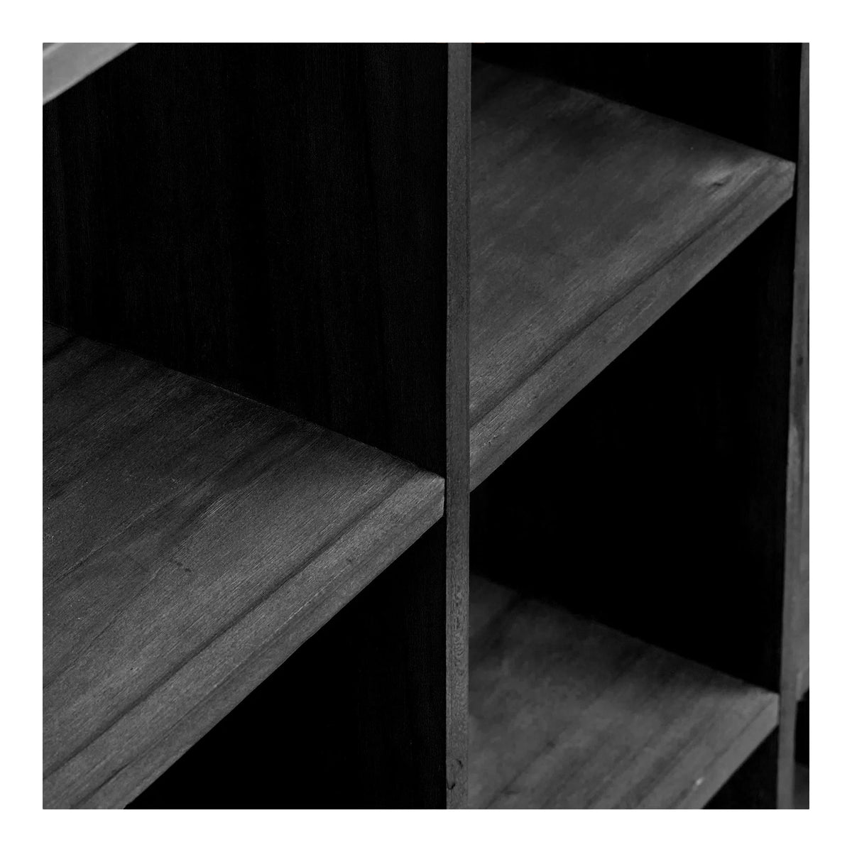 House Nordic Moss Væghylde Sort – Fyrretræ 46 × 46 cm