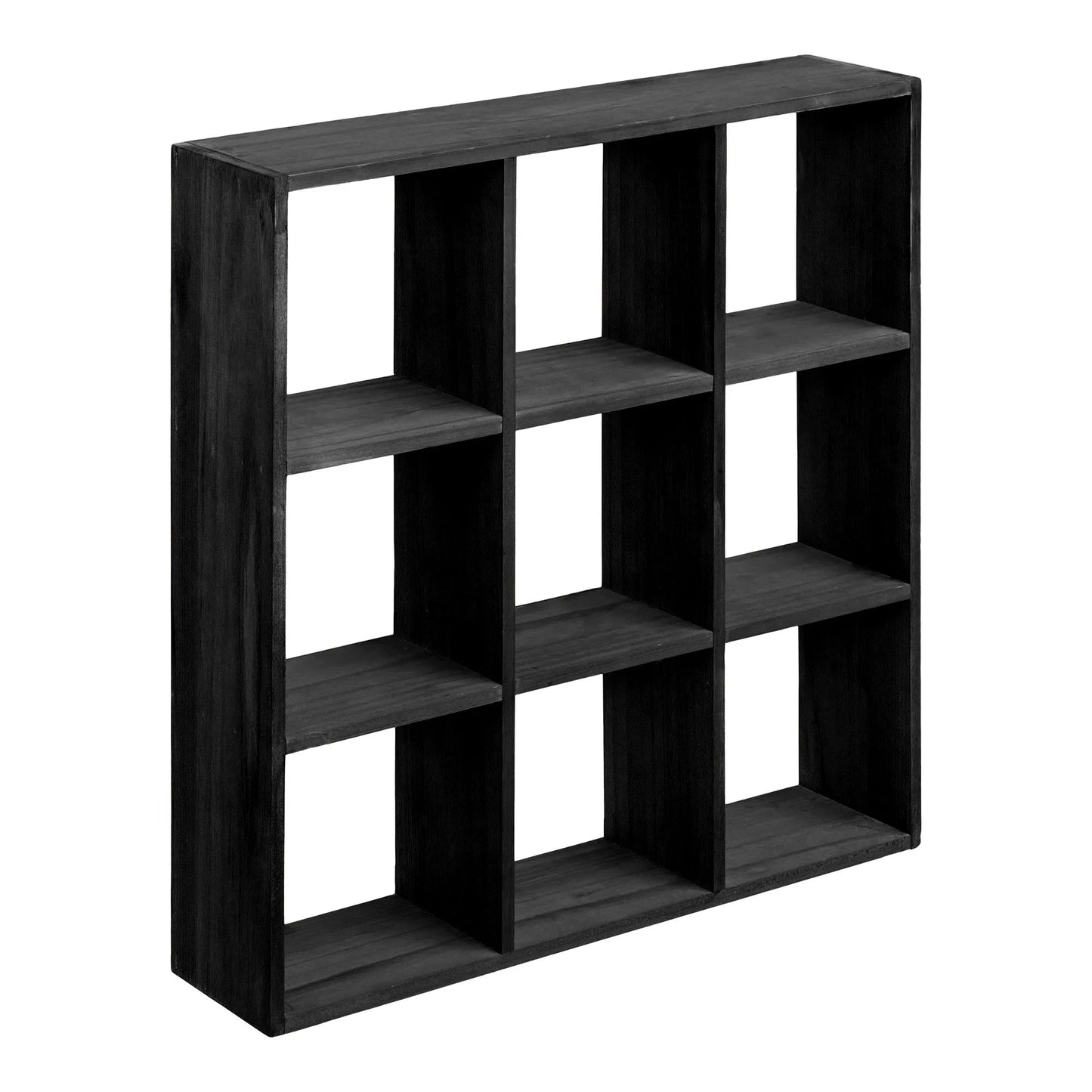 House Nordic Moss Væghylde Sort – Fyrretræ 46 × 46 cm