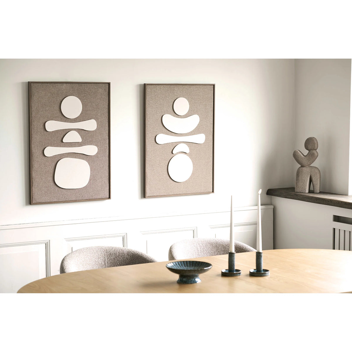 House Nordic Dekoration i Keramik – Brun 16 × 8 × 36 cm Stilfuld brun keramikdekoration fra House Nordic – perfekt til at skabe varme og per