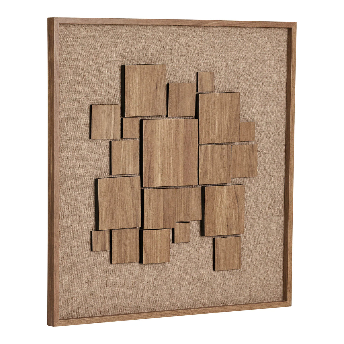 House Nordic Gala Relief Vægdekoration – Brun 60 × 60 cm  Elegant vægdekoration med flot reliefeffekt – skab varme, dybde og et eksklusivt udtryk i hjemmet.