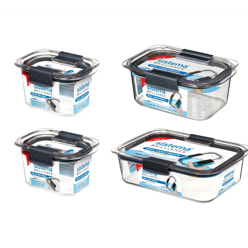 Sistema Brilliance Sampak 4 stk, Sort