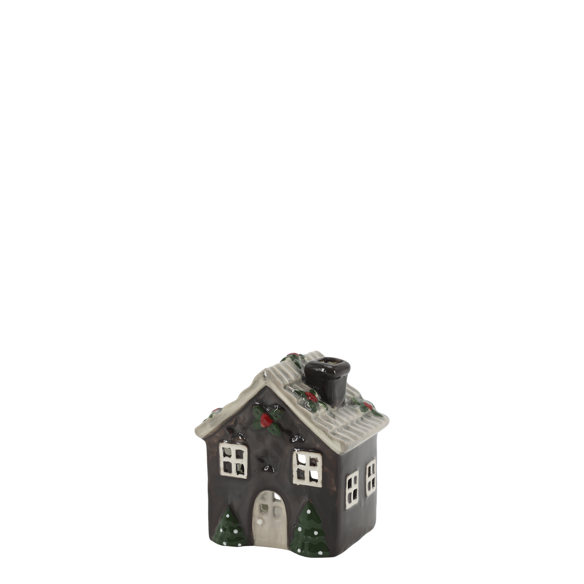 Chic Antique Chamonix Hus til Fyrfadslys – Mocca H9,5 cm
