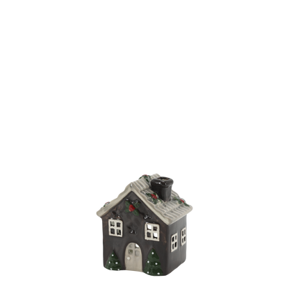 Chic Antique Chamonix Hus til Fyrfadslys – Mocca H9,5 cm