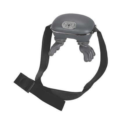 MassagePro Nakke- og Skuldermassage med Varme - Genopladeligt massageapparat med 3 massageprogrammer og 2 varmeniveauer til nakke og skuldre
