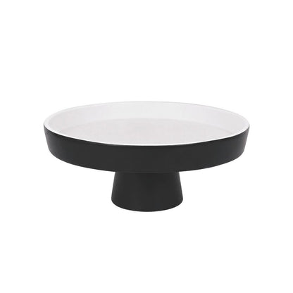Nordis Serveringsfad med Fod – Keramik 25 × 25 × 10 cm
