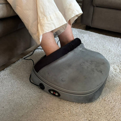 MassagePro 2-i-1 Massagepude til Ryg og Fødder med Varme - Behagelig 2-i-1 massage med vibrationsmassage og varme til både ryg og trætte fødder