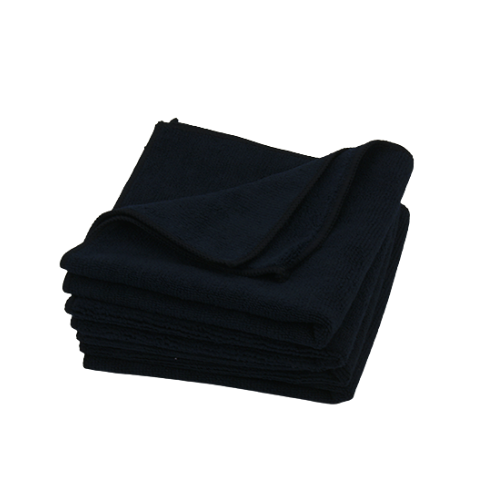 MICROFIBERKLUD SORT 32 X 32 CM (LUKSUS)