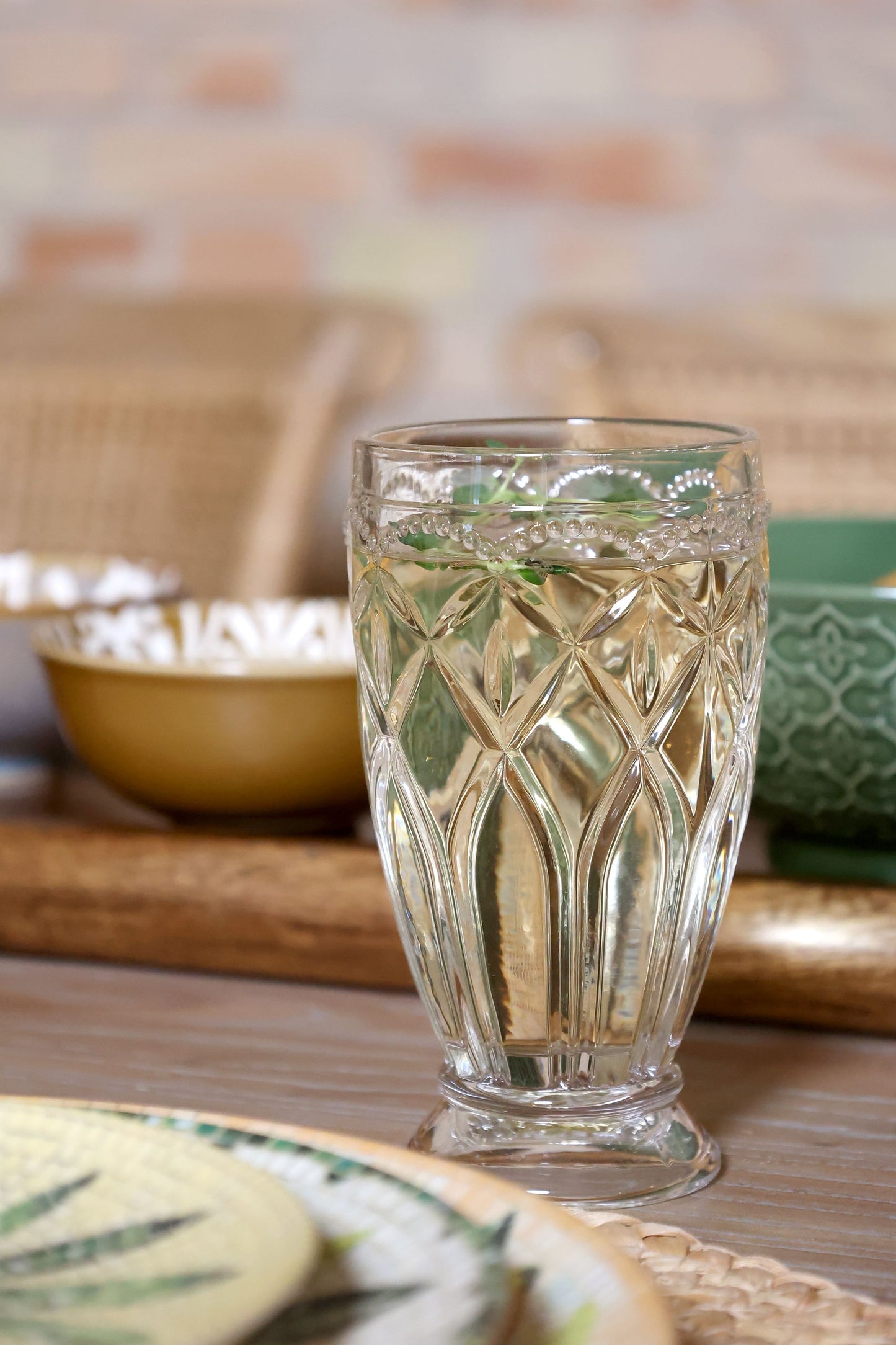 Chic Antique - Saint-Émilion Glas m. mønster