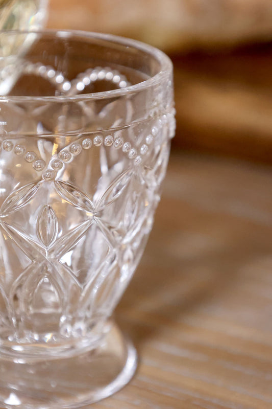 Chic Antique –  Saint-Émilion Glas m. mønster 6 stk.