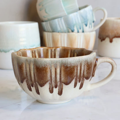 Chic Antique Kop med Hank – Opal Ø11 cm