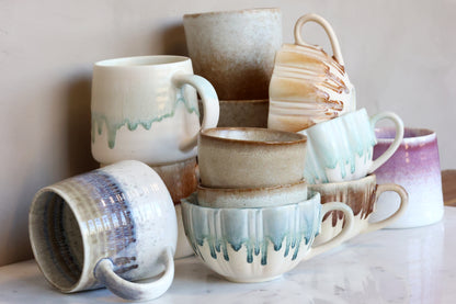 Chic Antique Kop med Hank – Opal Ø11 cm