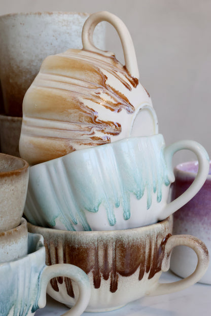 Chic Antique Kop med Hank – Opal Ø11 cm