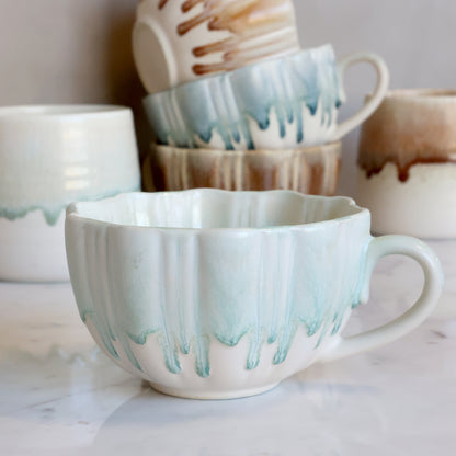 Chic Antique Kop med Hank – Opal Ø11 cm