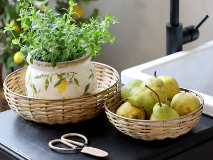 Chic Antique - Limone Skjuler med Citronmotiv H9,5/Ø12